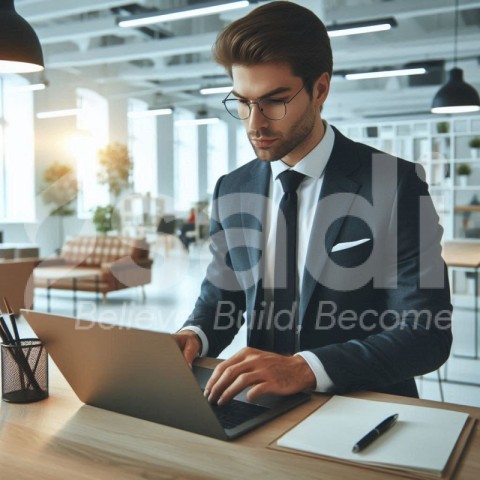 man in glasses